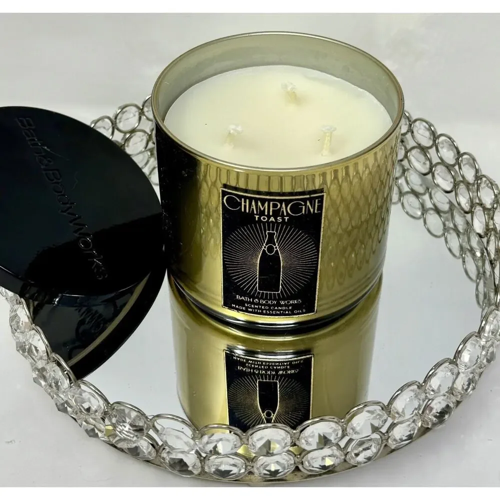 Bath & Body Works Roaring 20s 6-Candle Collection HTF Velvet Labels NEW